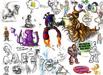 Doodles 2 by Jamdeski