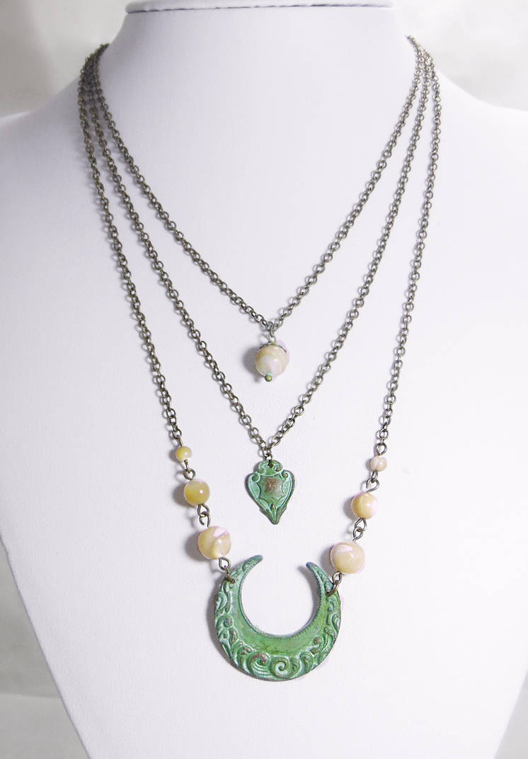Art Deco Ocean Themed Necklaces by JinxMim