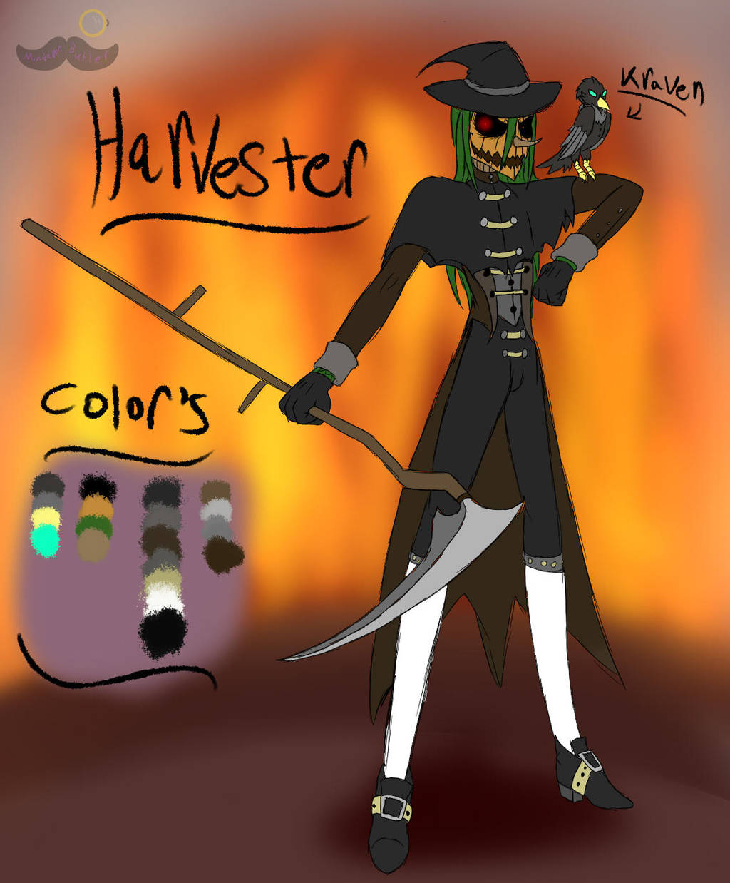 Harvester Halloween Creepypasta Oc by lLotusTea on DeviantArt