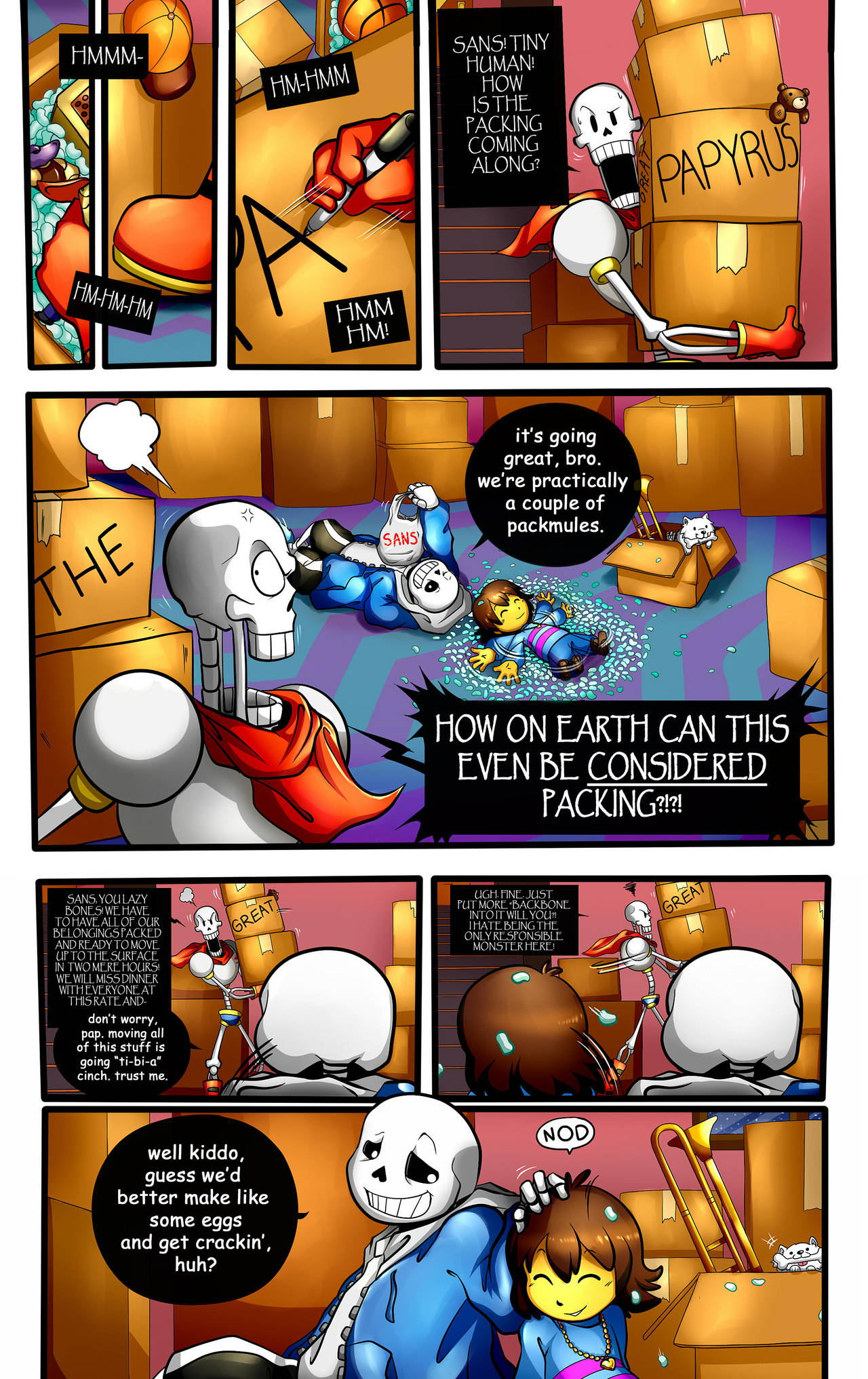 Reminiscence: Undertale Fan Comic Pg. 1 by Smudgeandfrank