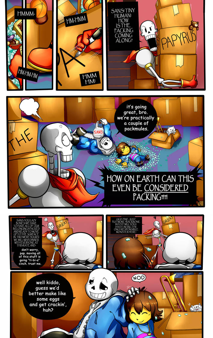 Reminiscence: Undertale Fan Comic Pg. 1 by Smudgeandfrank