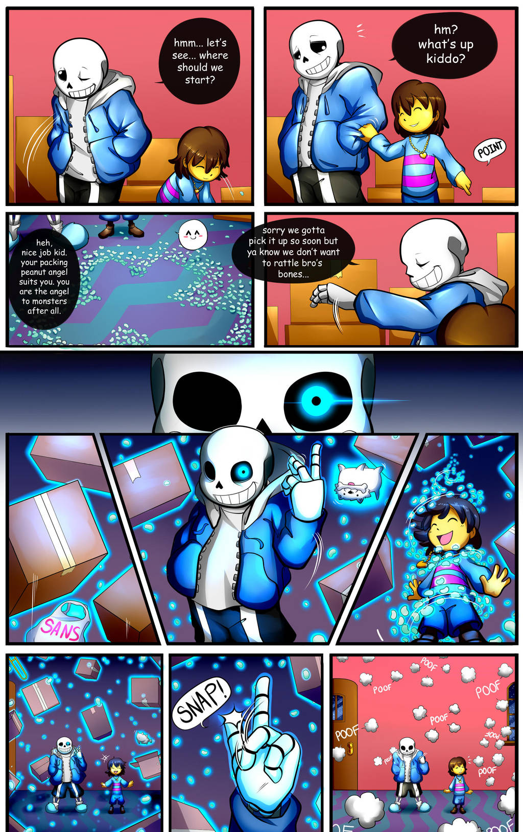 Reminiscence: Undertale Fan Comic Pg. 2 by Smudgeandfrank