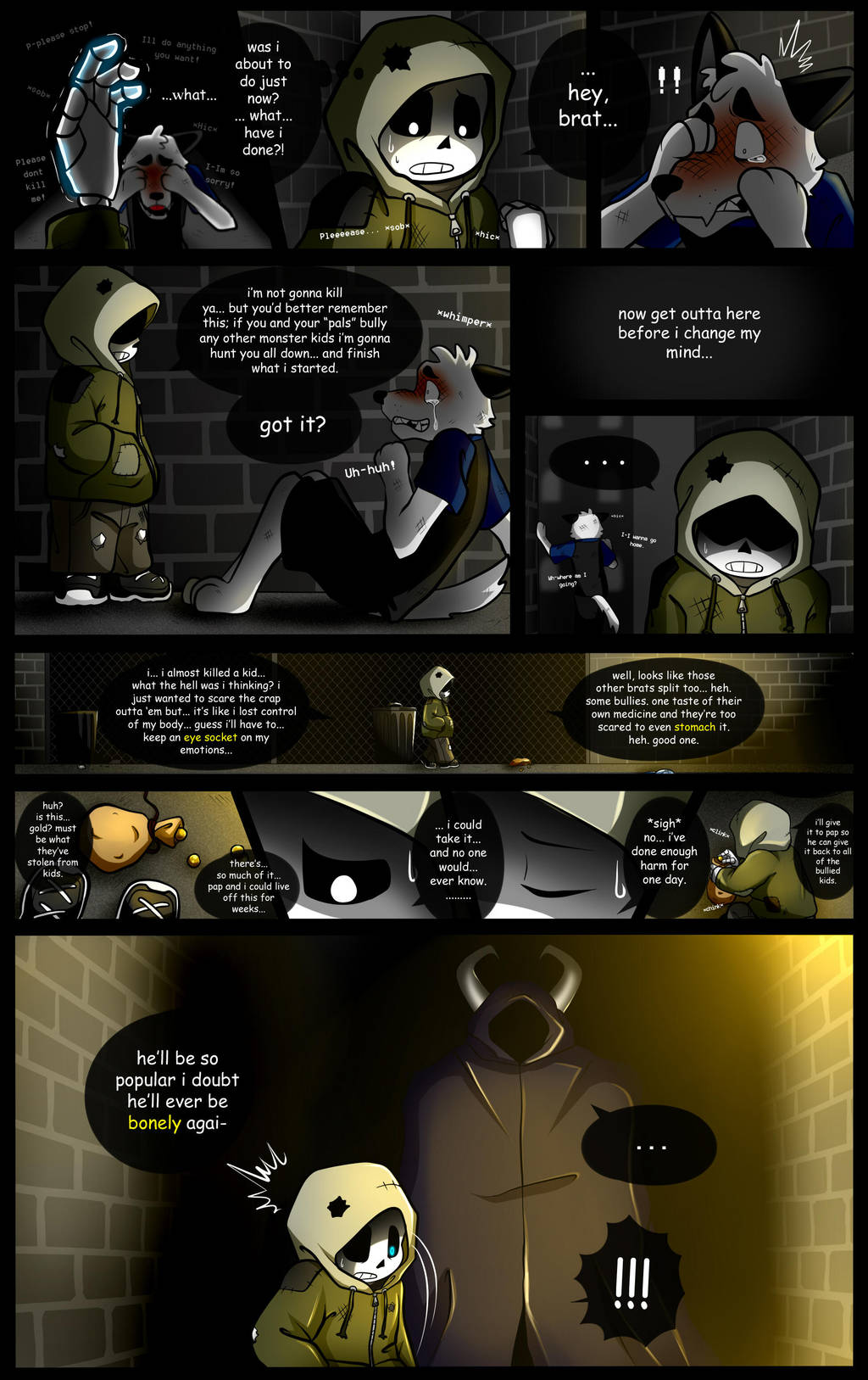 Reminiscence: Undertale Fan Comic Pg. 23 by Smudgeandfrank