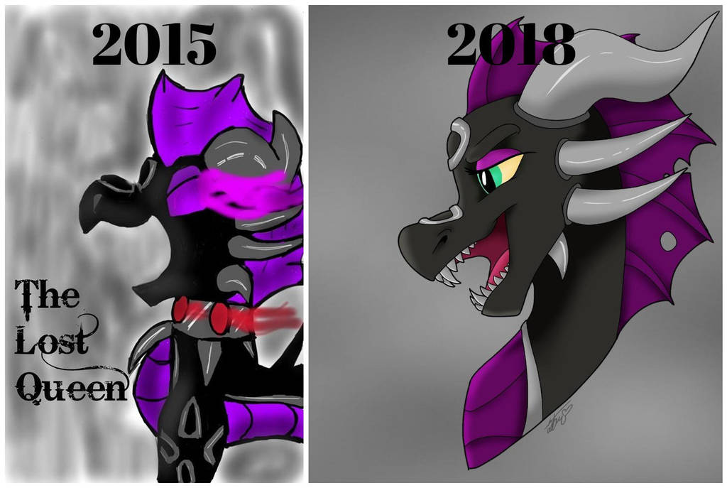 The Lost Queen (Redraw Comparison) by UntrimmedLines