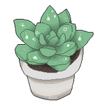 pixel succulent baby by Iguanodoo pixel succulent baby by Iguanodoo