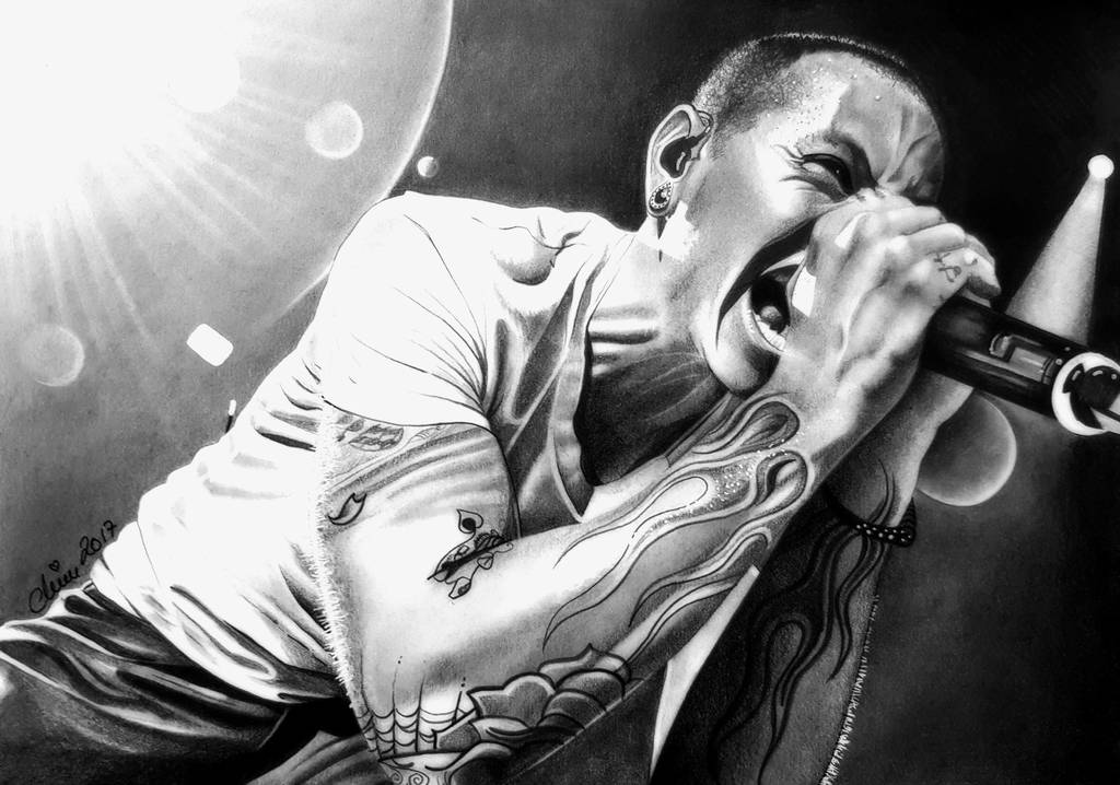 Chester Bennington of LINKIN PARK by Mim78