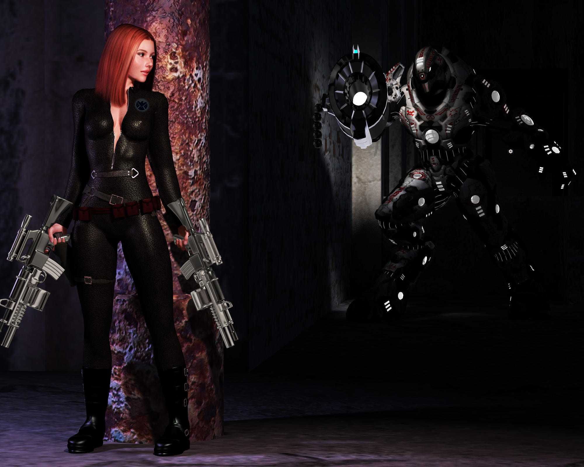 Black Widow Infiltrate by adorety
