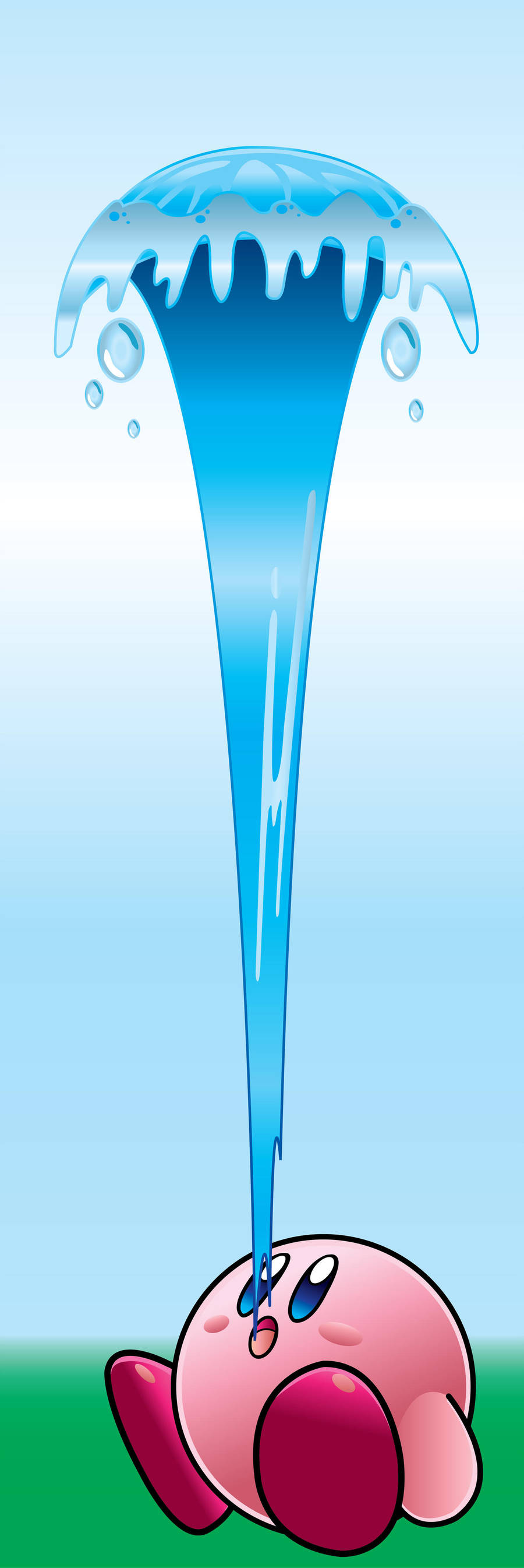 Water Spout Kirby by ShadowLifeman on DeviantArt