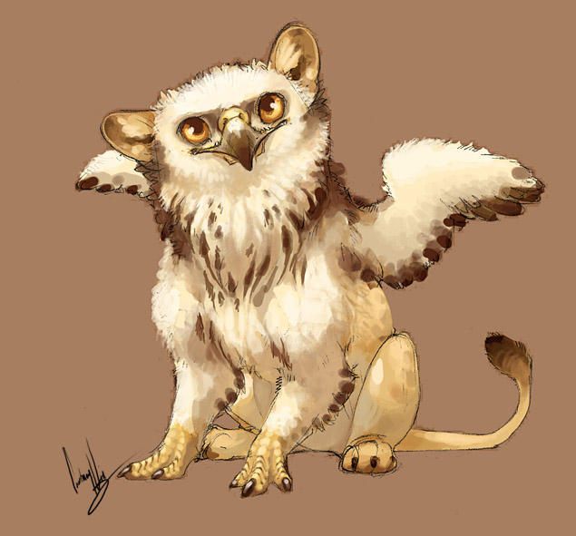 Baby Gryphon by hellcorpceo