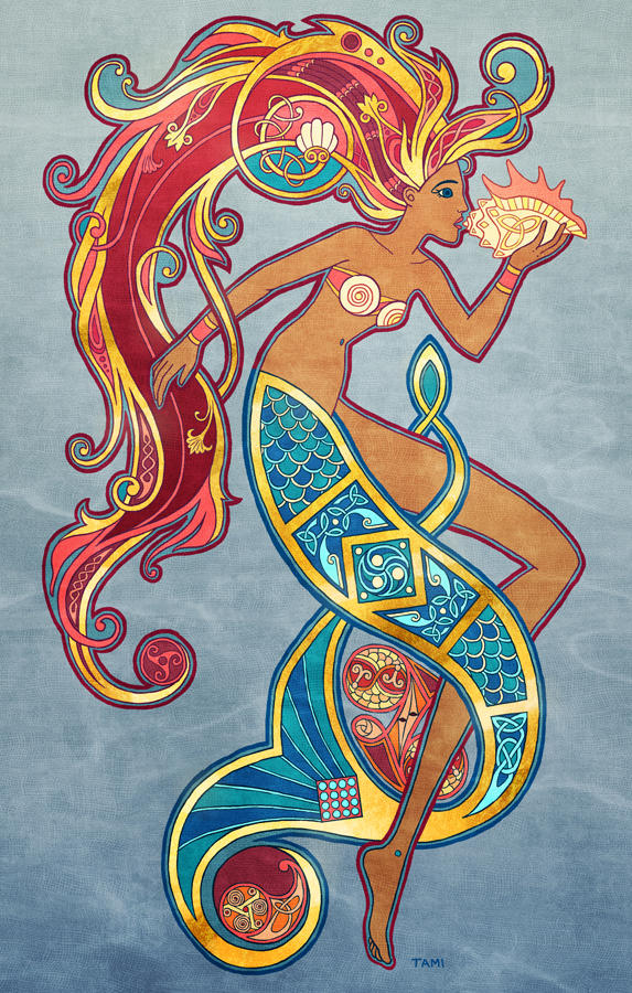 Ancient Mermaid by tamiart