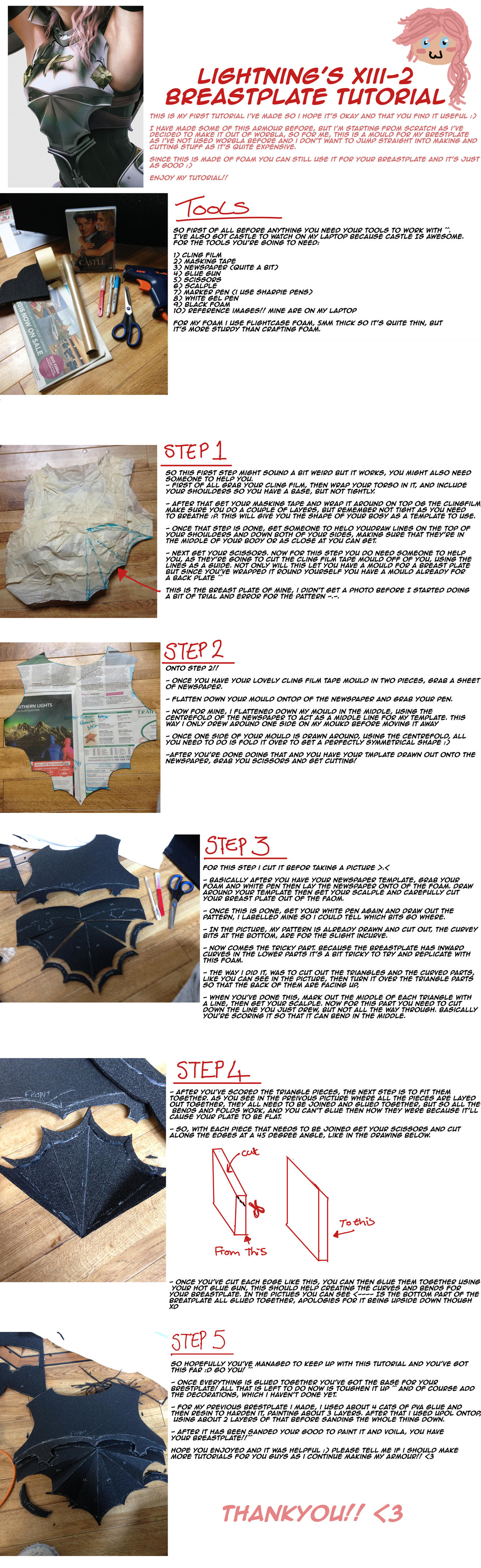 Lightning XIII-2 Breastplate Tutorial by Ellwell