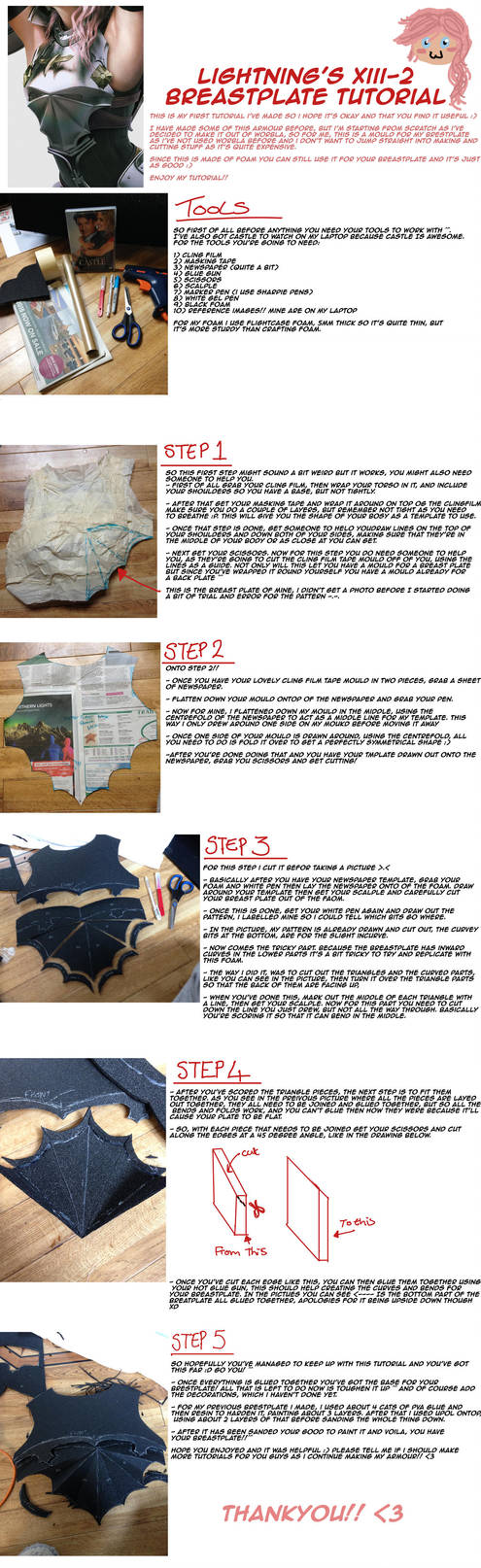 Lightning XIII-2 Breastplate Tutorial by Ellwell