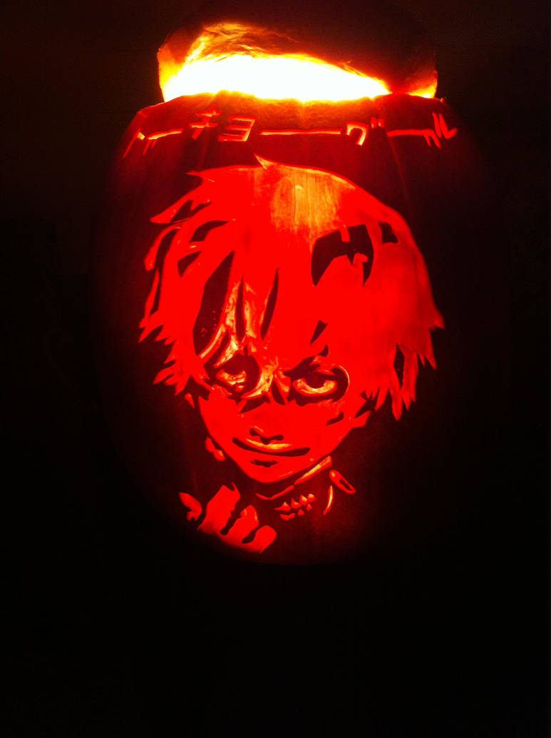 tokyo ghoul pumpkin 2 by tsukiyamas on DeviantArt