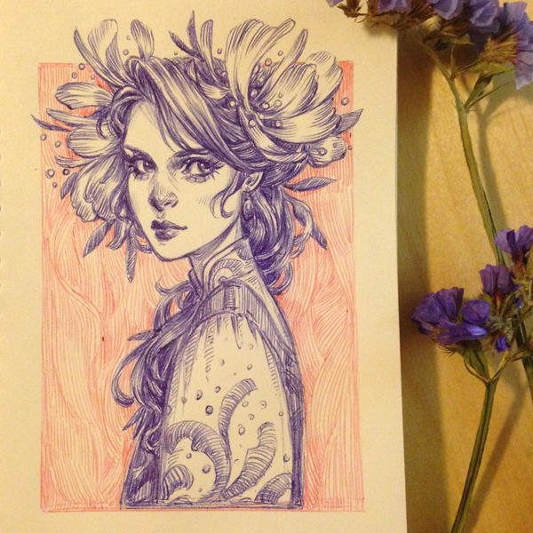 Daily Sketch: Inktober Day 11 by dimary