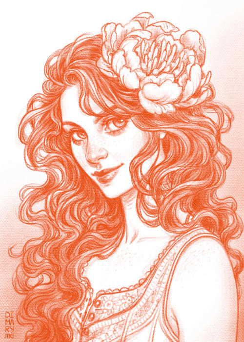 Sofia sketch commission by dimary