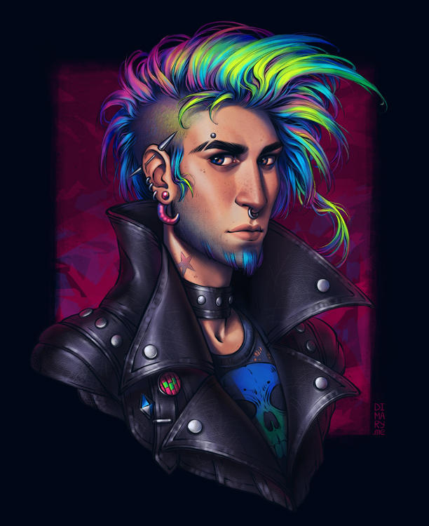 Punk-rock boy by dimary