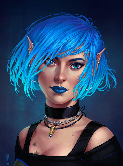 Commission: Willow portrait by dimary