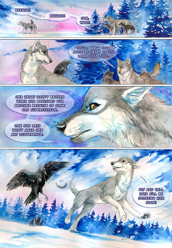 Raigho - mini comic by akreon