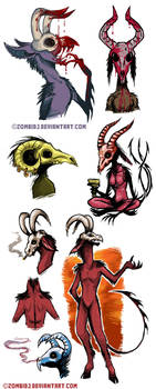 Skull Demons by ZombiDJ