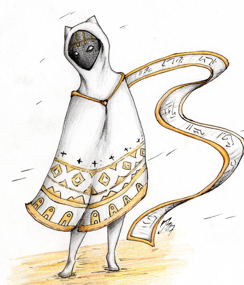 Journey White Robe by NoxaTheCat on DeviantArt