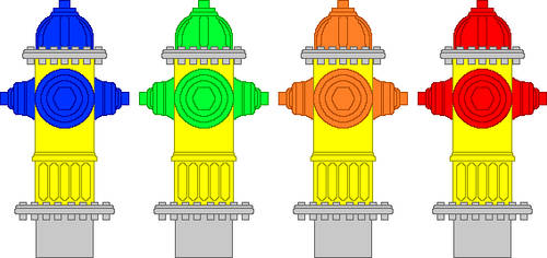 Fire Hydrant Color Chart
