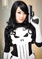 Lady Punisher Up Close and Personal by VampBeauty
