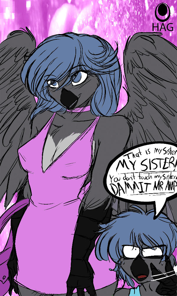 Ben Hawt Sister By Avencri colored by Mr. AMP by MrAMP