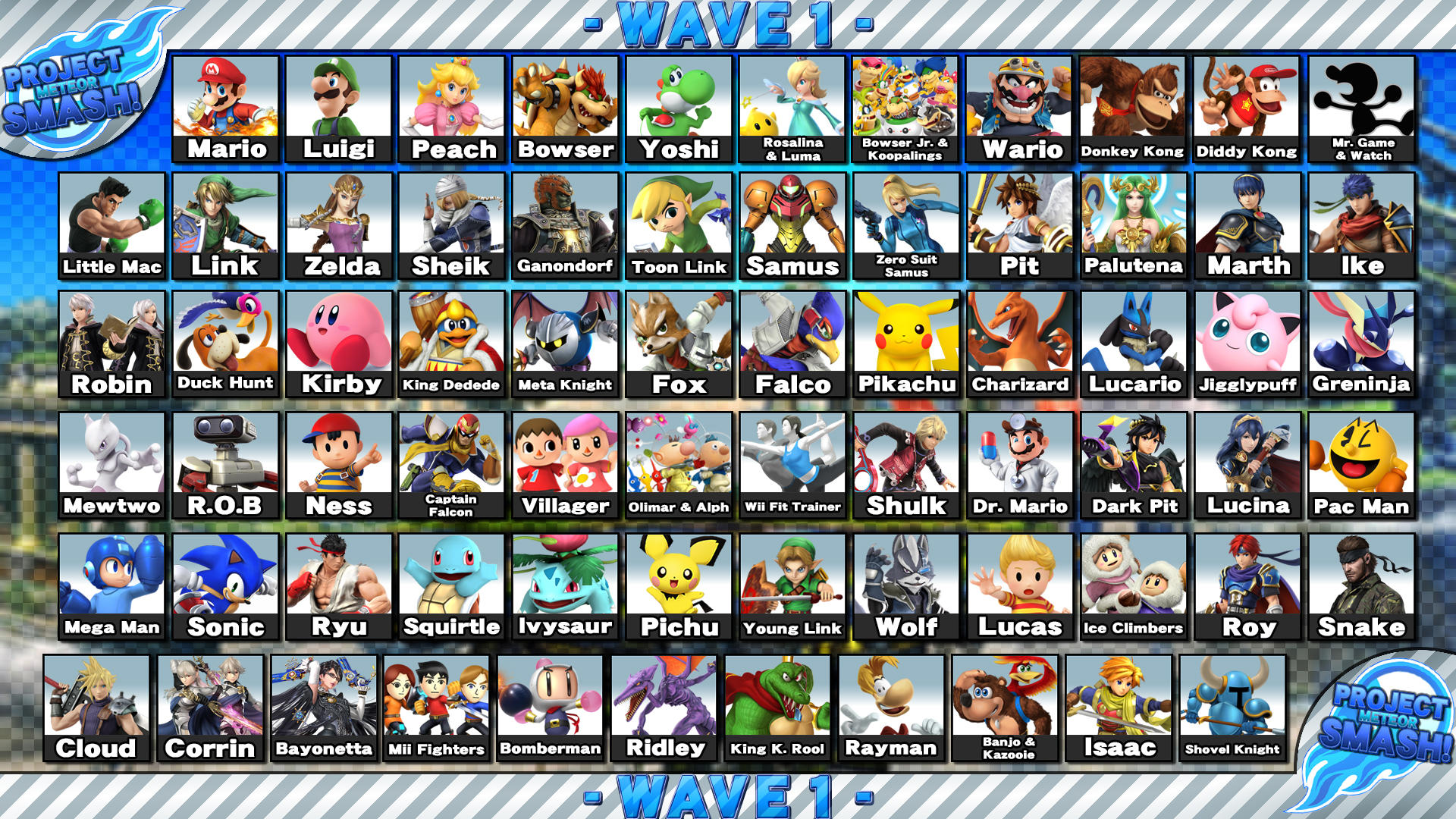Project Meteor Smash! - Wave 1 (9/28/16) by Leafpenguins