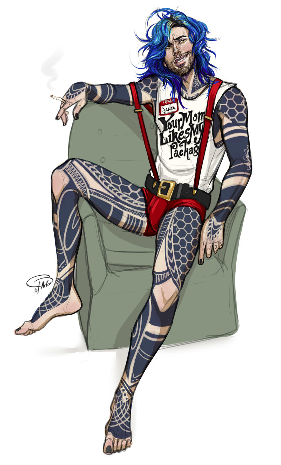 Naughty Listers Wanted by MissTakArt