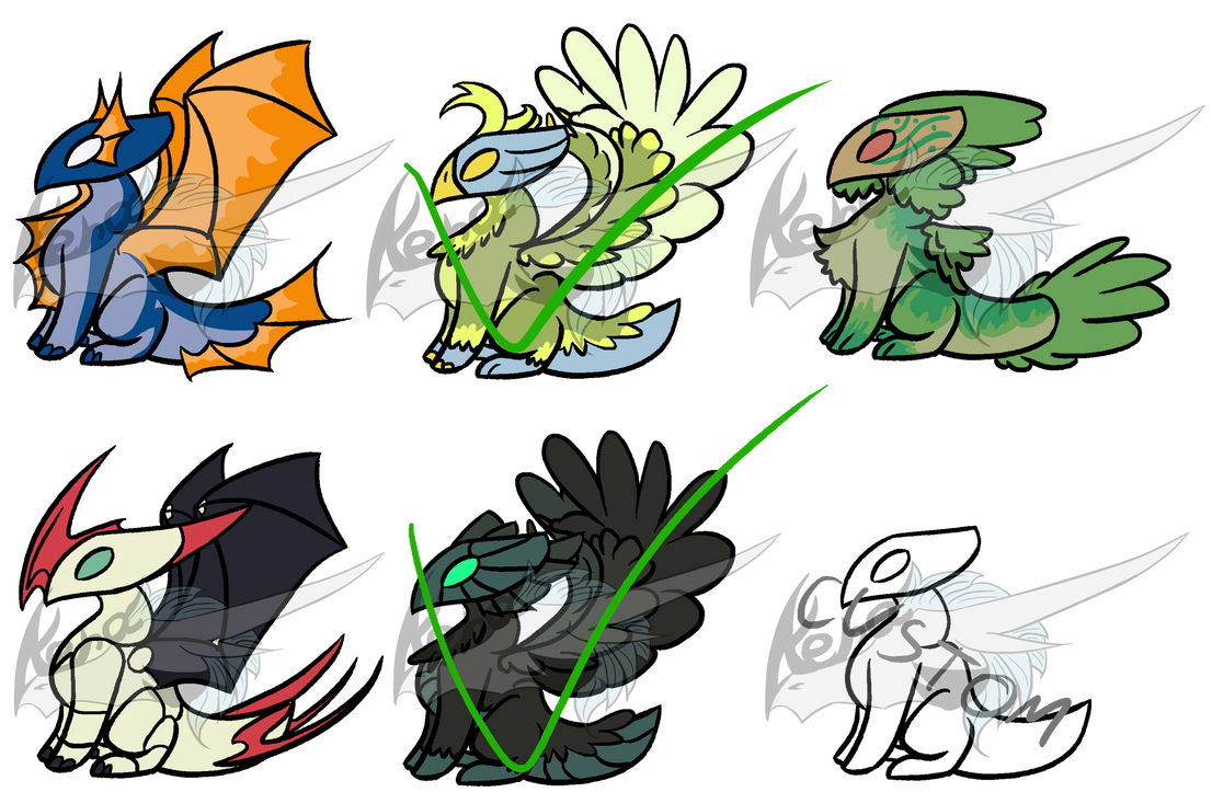 More Thingy Adopts (Open 4/6) by CuriousDragonChild