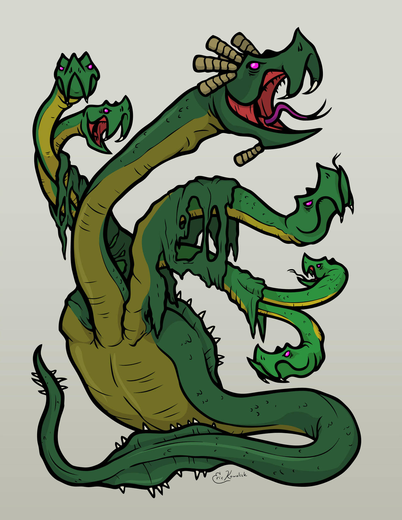 Lernaean Hydra by Monster-Man-08