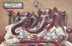 Breakfast in Bed - Elephants by Yesterdays-Paper