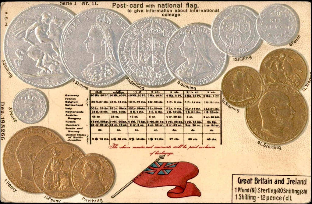 Old British Money Pounds Shillings Pence By Yesterdays Paper On Old British Money Pounds Shillings Pence By Yesterdays Paper