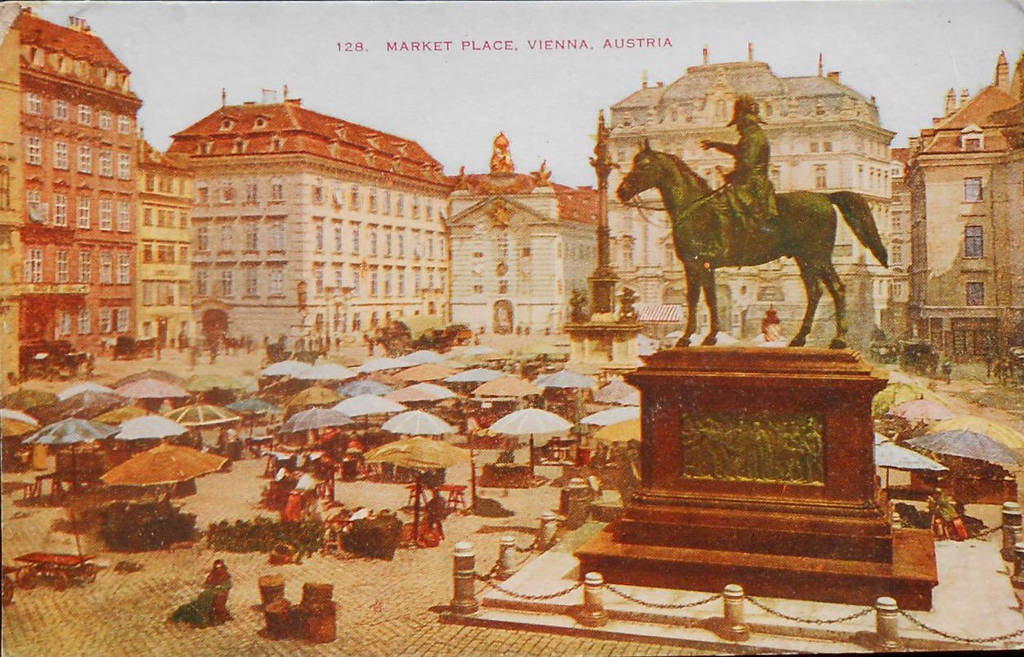 Vintage Europe Parliament Building, Vienna by YesterdaysPaper on