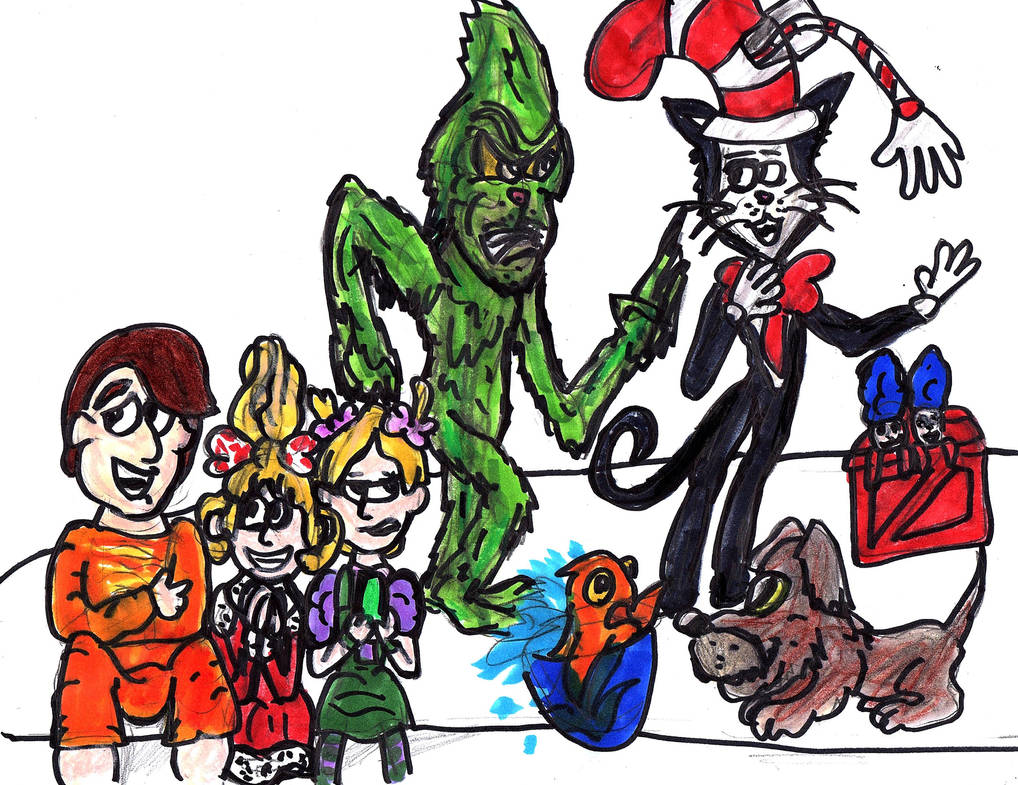 The Grinch and The Cat in the Hat by SonicClone on DeviantArt