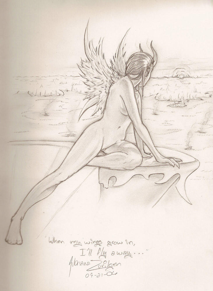 When my wings grow in... by Terra-fen