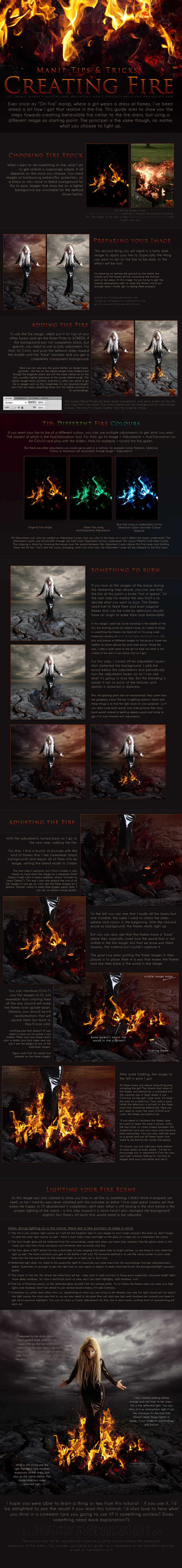 Manip T+T - Creating Fire by kuschelirmel-stock