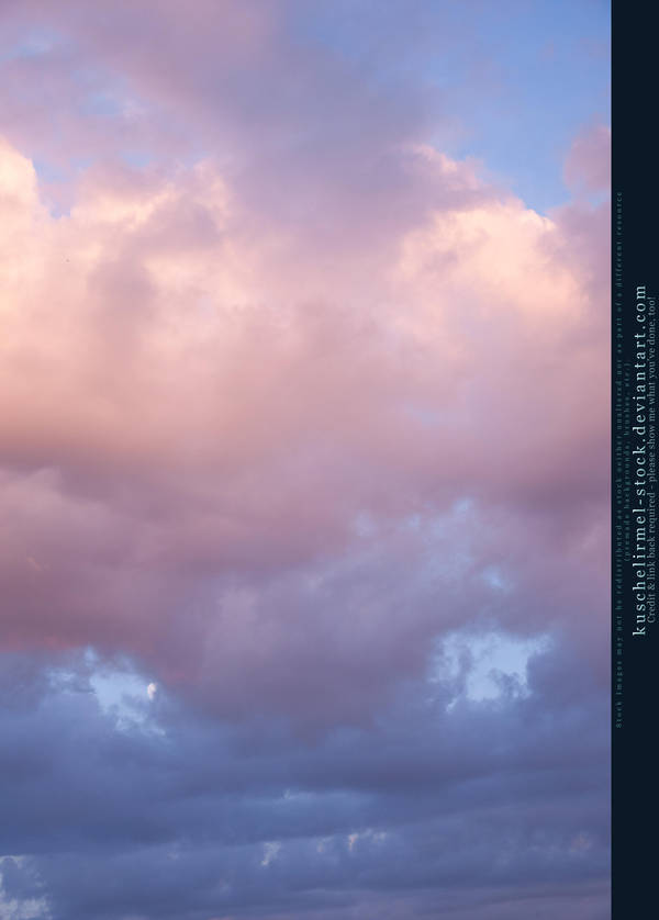Cloudy Sky Stock by kuschelirmel-stock