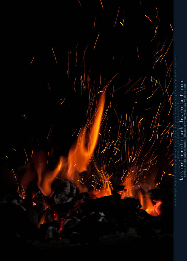Flames and Sparks 06 by kuschelirmel-stock