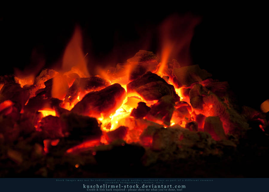 Burning Coal 16 by kuschelirmel-stock