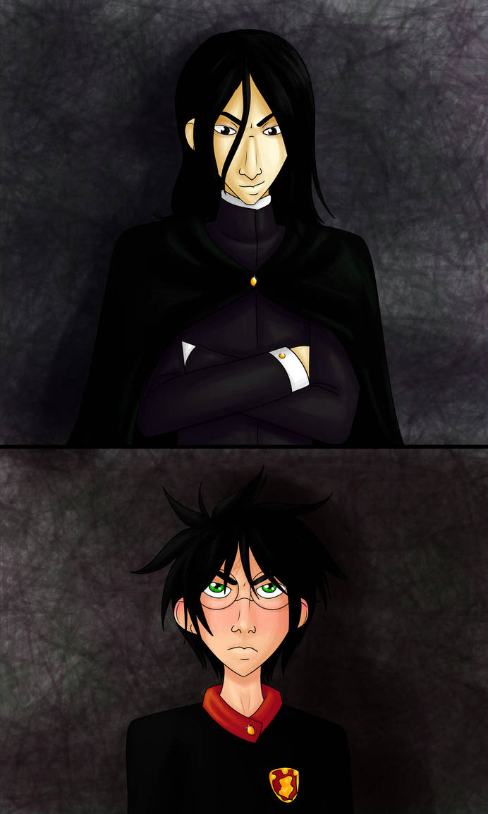 Snape and Harry by CharlotteVixen