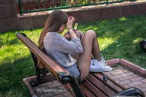 Preparation for the photo shoot by ruspantyhose