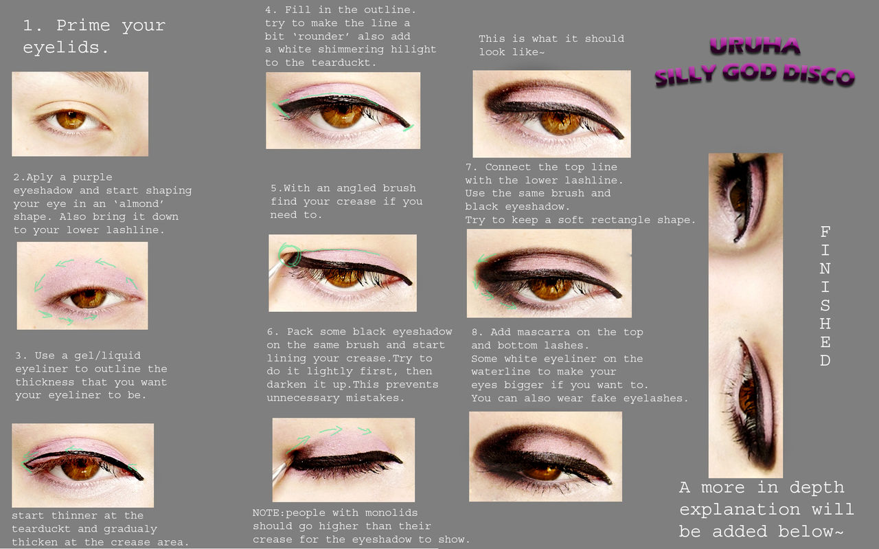 U for Uruha. Makeup Tutorial by oGuren