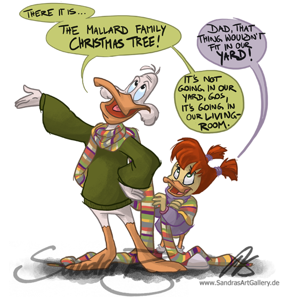 Mr. Mallard's Christmas Vacation (Part II) by SplatterPhoenix