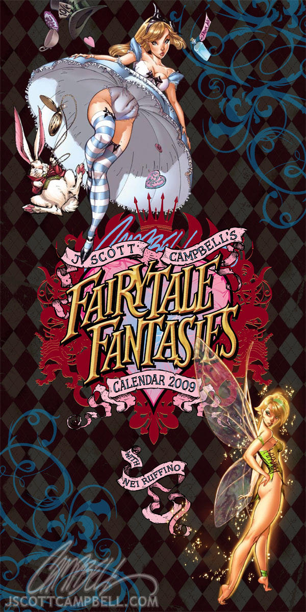 JSC's FairyTale Calendar 2010 by J-Scott-Campbell