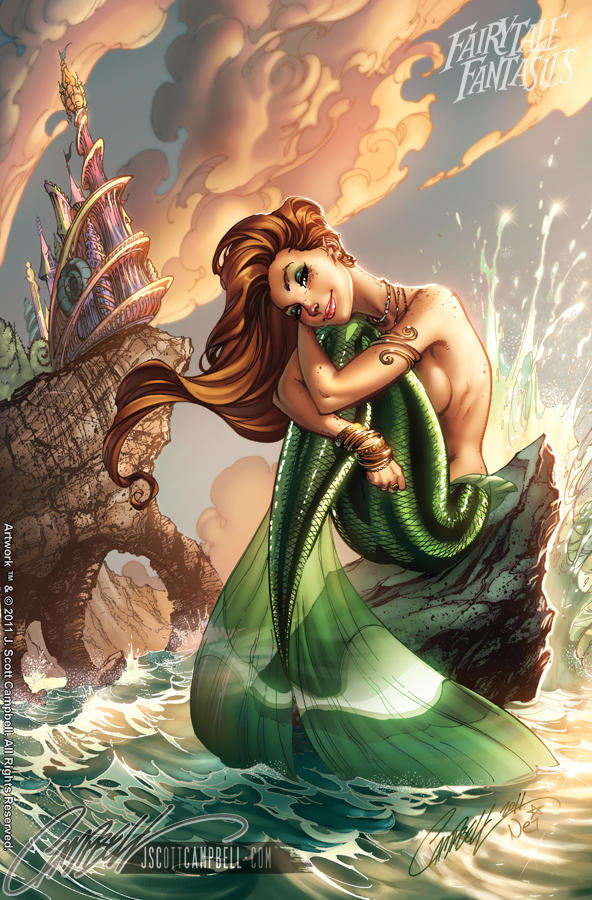 The Little Mermaid FTF 2012 by J-Scott-Campbell