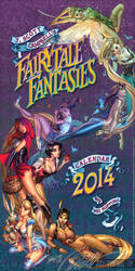 FairyTale Fantasies 2014 calendar cover by J-Scott-Campbell