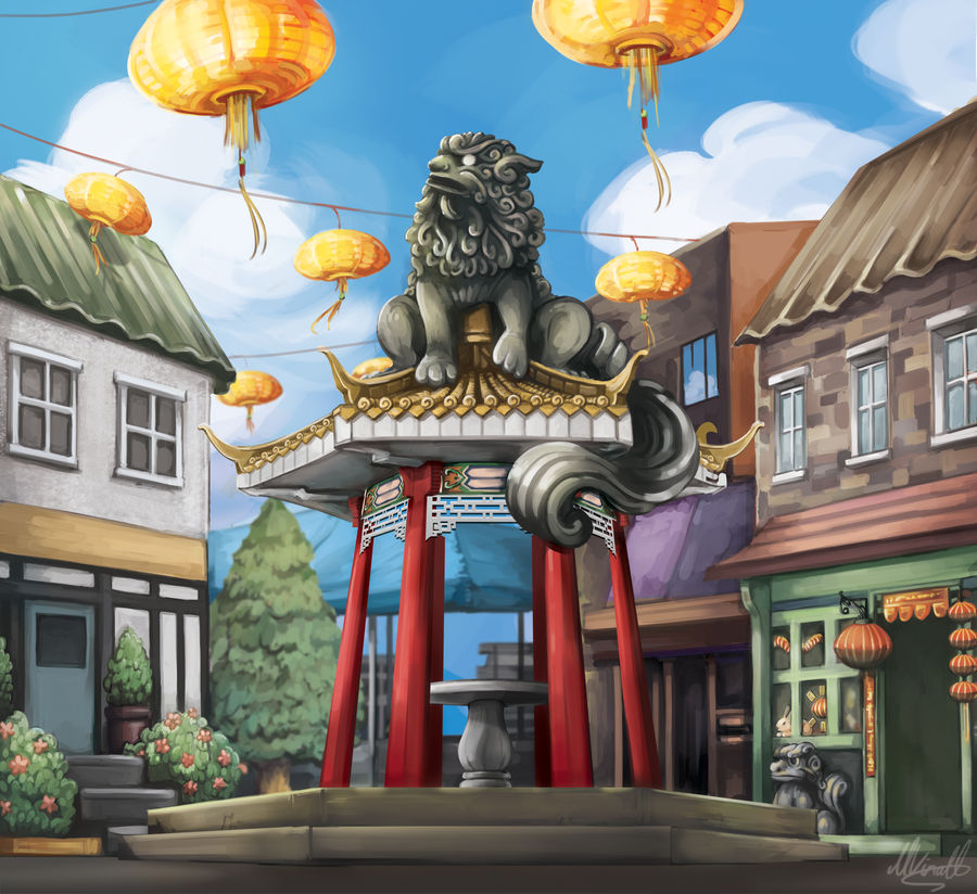 Chinatown by Lubrian