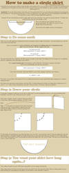 Tutorial: Circle Skirts by taeliac