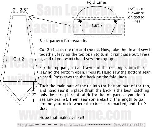 Mini Tutorial: Quickie Ties by taeliac